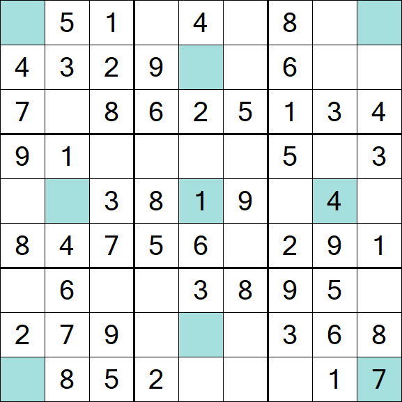 Girandola Sudoku - Einfach