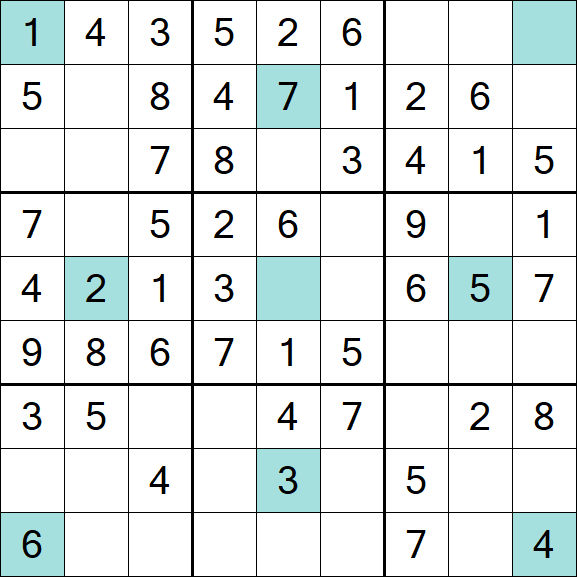 Girandola Sudoku - Einfach