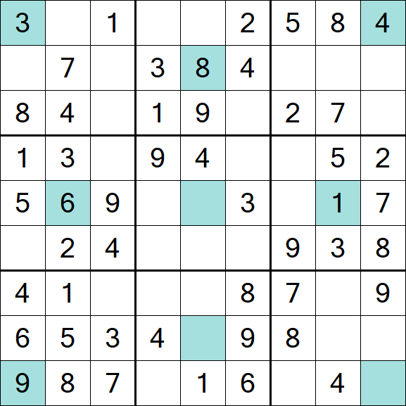 Girandola Sudoku - Einfach