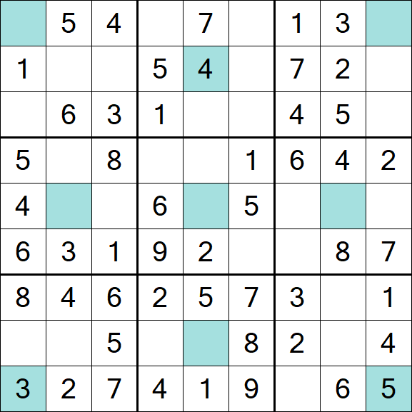 Girandola Sudoku - Einfach
