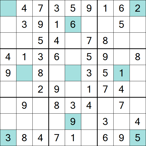 Girandola Sudoku - Einfach