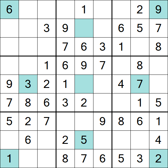 Girandola Sudoku - Einfach
