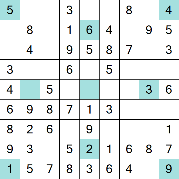 Girandola Sudoku - Einfach