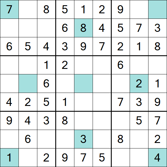 Girandola Sudoku - Einfach