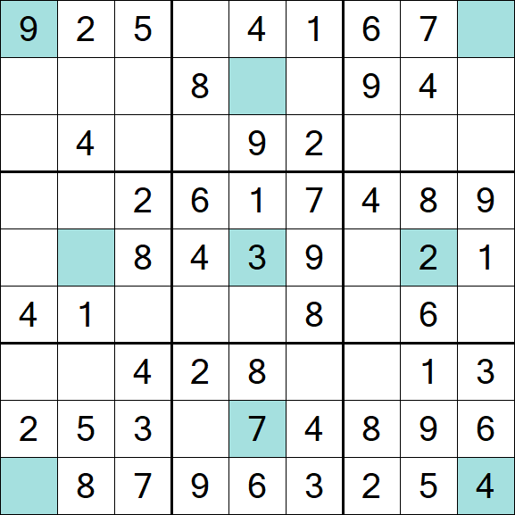Girandola Sudoku - Einfach