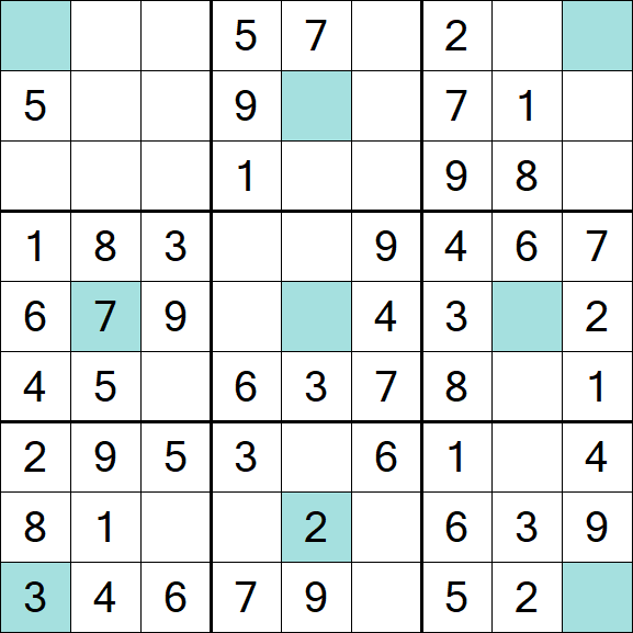 Girandola Sudoku - Einfach