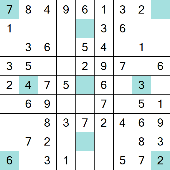 Girandola Sudoku - Einfach