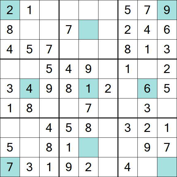 Girandola Sudoku - Einfach