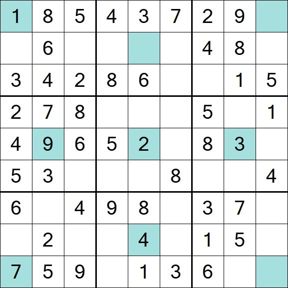 Girandola Sudoku - Einfach