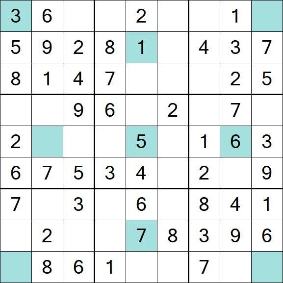 Girandola Sudoku - Einfach