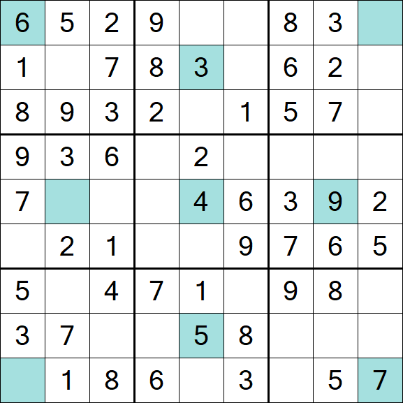 Girandola Sudoku - Fácil