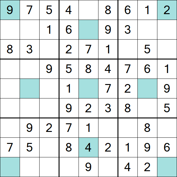 Girandola Sudoku - Einfach