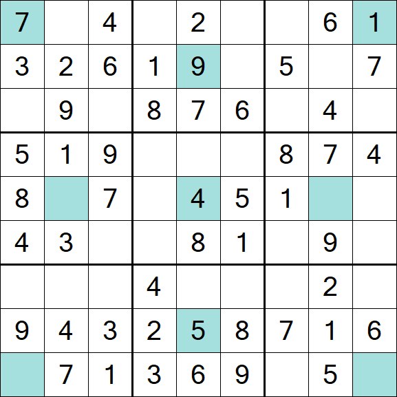 Girandola Sudoku - Einfach