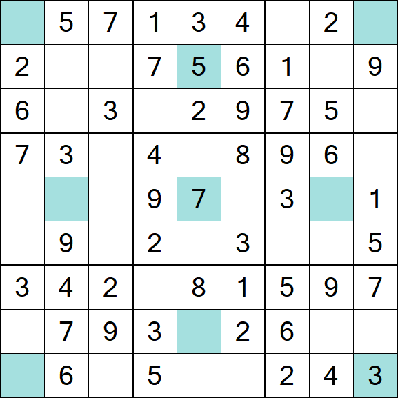Girandola Sudoku - Einfach