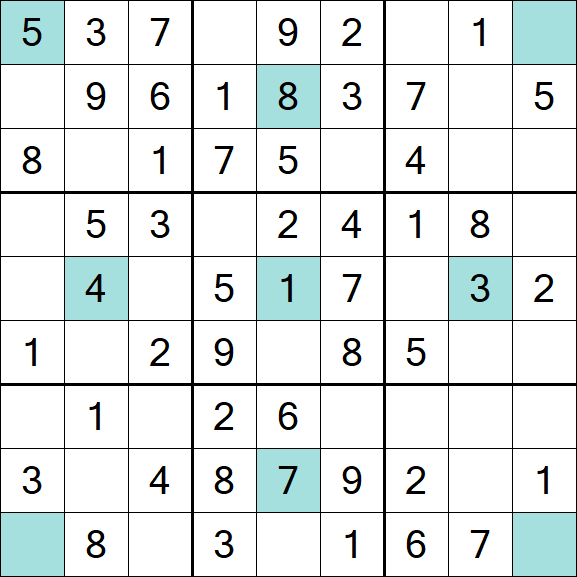 Girandola Sudoku - Einfach