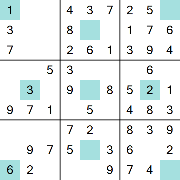 Girandola Sudoku - Einfach