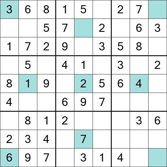 Girandola Sudoku - Einfach