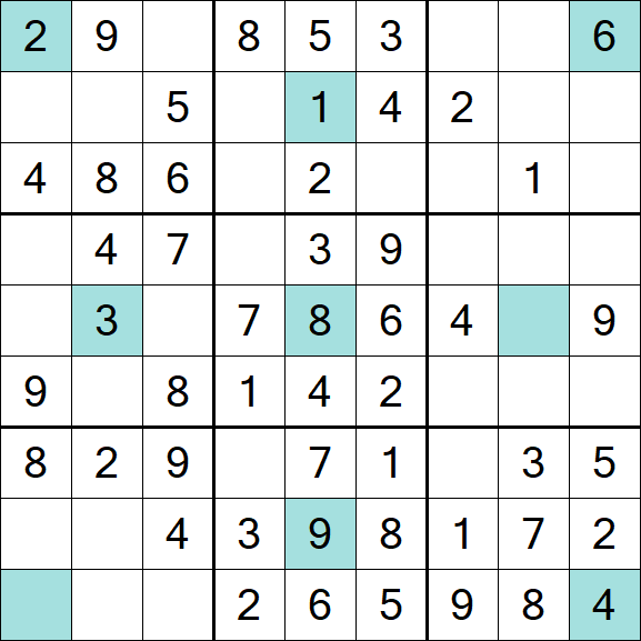 Girandola Sudoku - Einfach