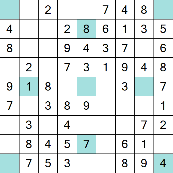 Girandola Sudoku - Einfach