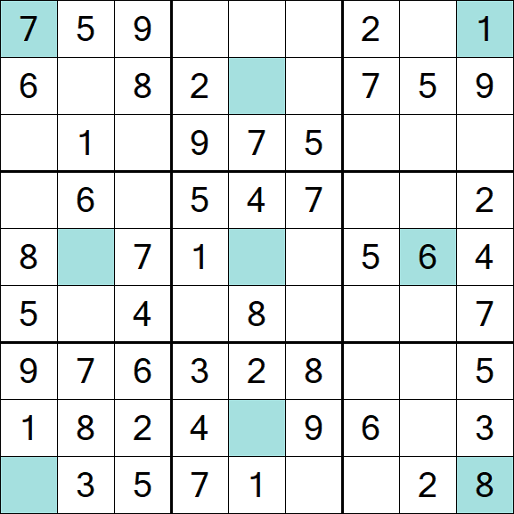 Girandola Sudoku - Einfach