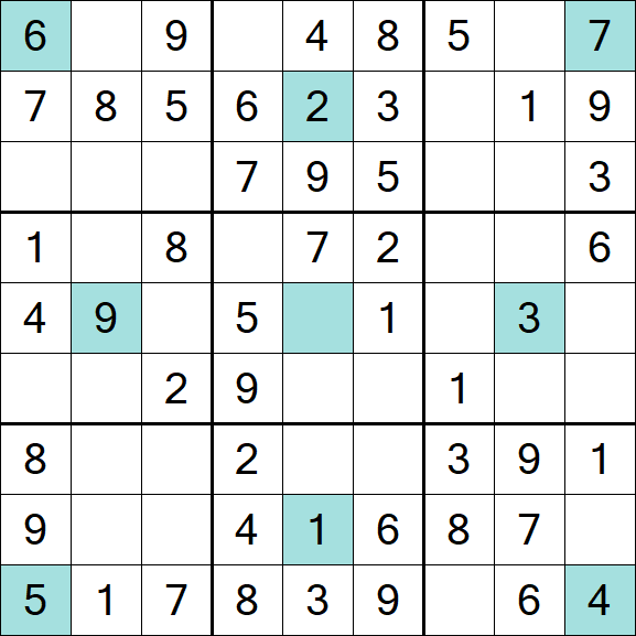 Girandola Sudoku - Einfach