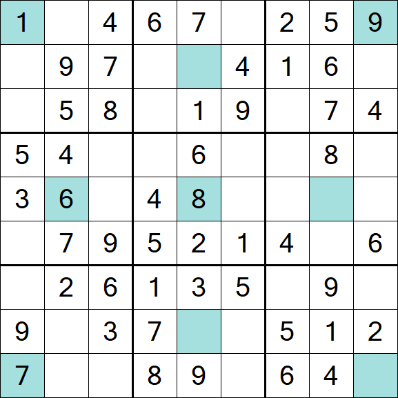Girandola Sudoku - Einfach