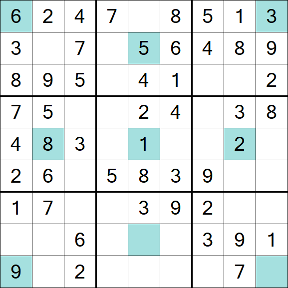 Girandola Sudoku - Einfach