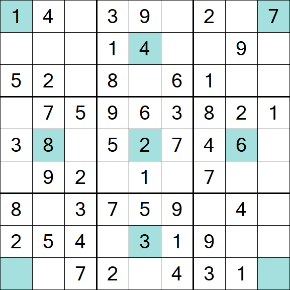 Girandola Sudoku - Einfach