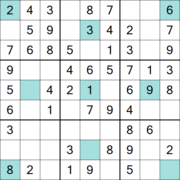 Girandola Sudoku - Einfach