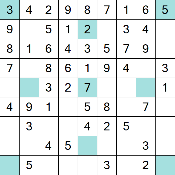 Girandola Sudoku - Einfach