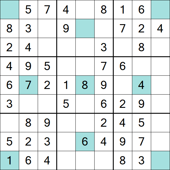 Girandola Sudoku - Einfach