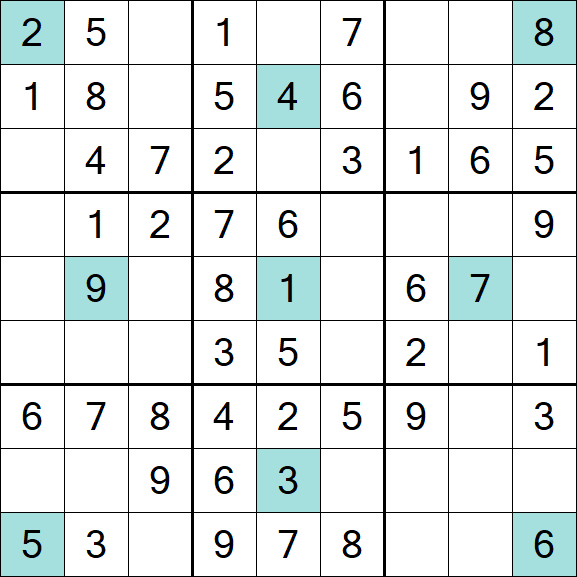 Girandola Sudoku - Einfach