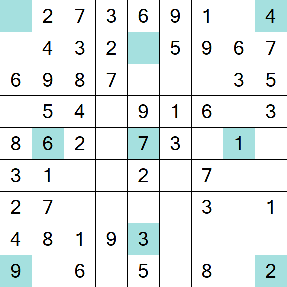 Girandola Sudoku - Einfach