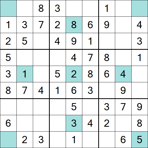 Girandola Sudoku - Einfach