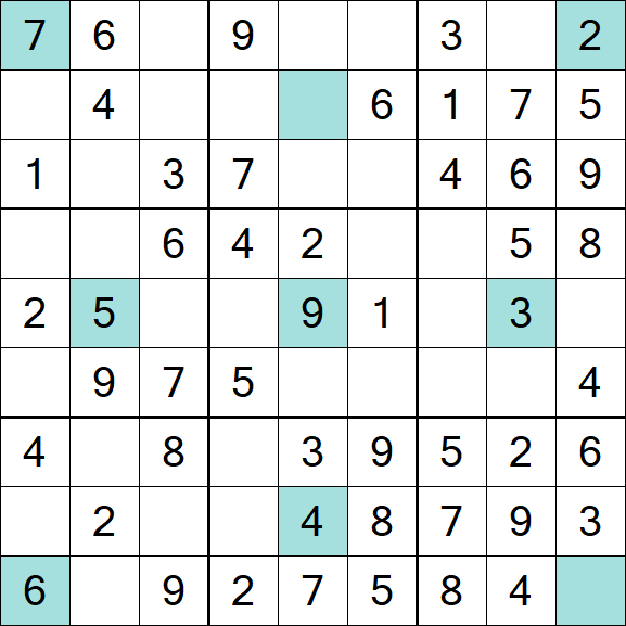 Girandola Sudoku - Einfach
