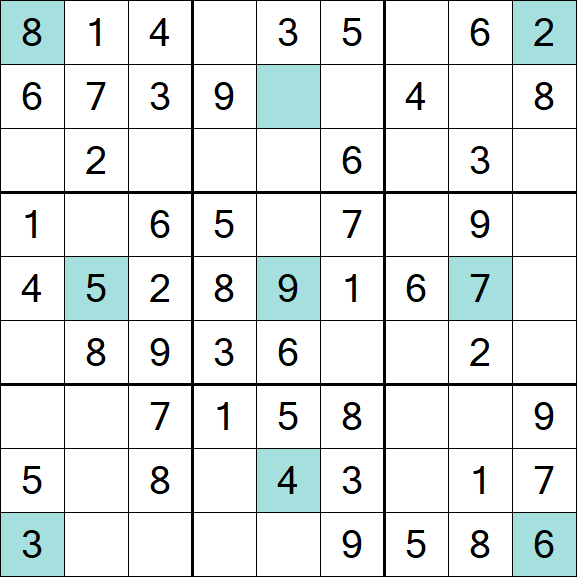 Girandola Sudoku - Einfach