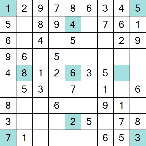 Girandola Sudoku - Einfach