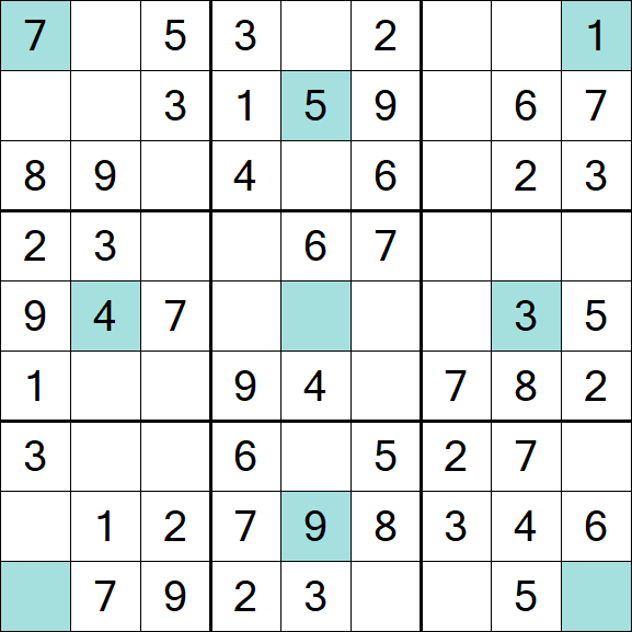 Girandola Sudoku - Easy