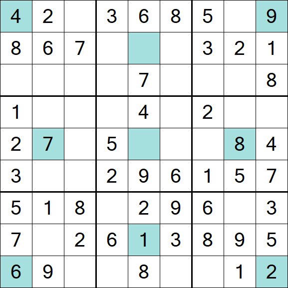 Girandola Sudoku - Einfach