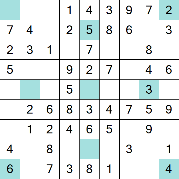 Girandola Sudoku - Easy