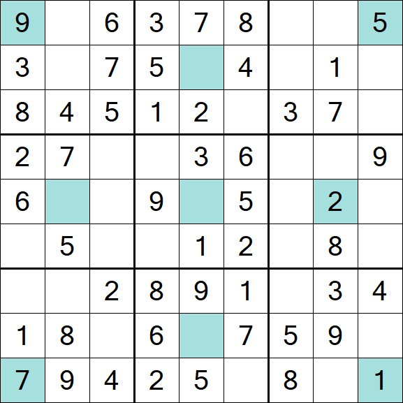 Girandola Sudoku - Easy