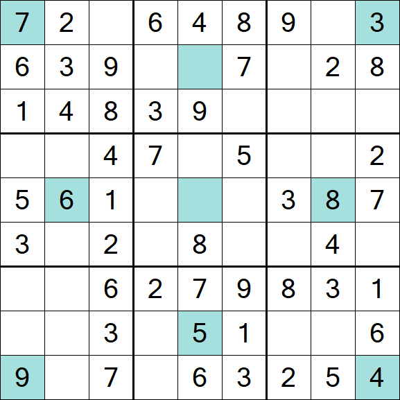 Girandola Sudoku - Easy
