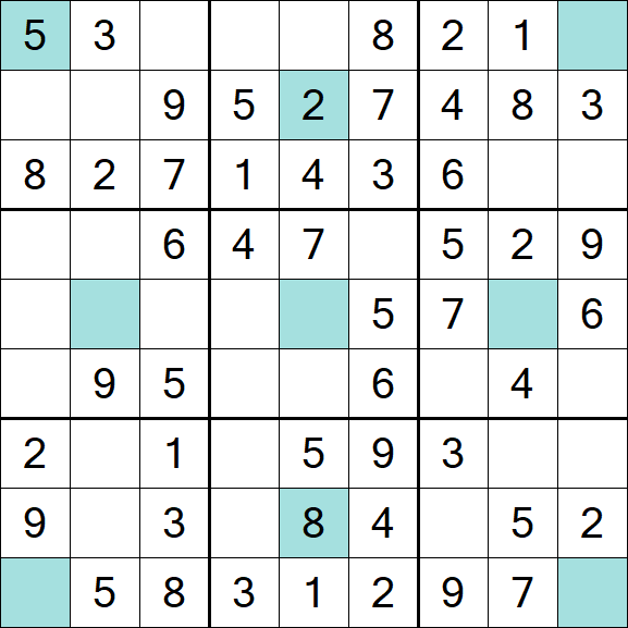 Girandola Sudoku - Easy