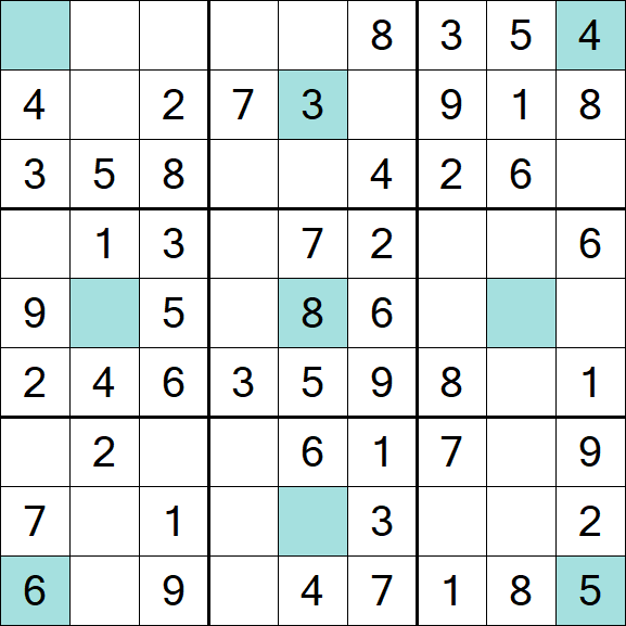 Girandola Sudoku - Easy