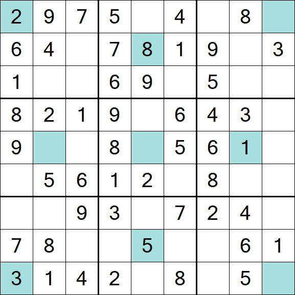 Girandola Sudoku - Easy