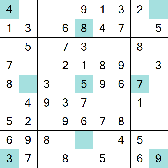 Girandola Sudoku - Easy