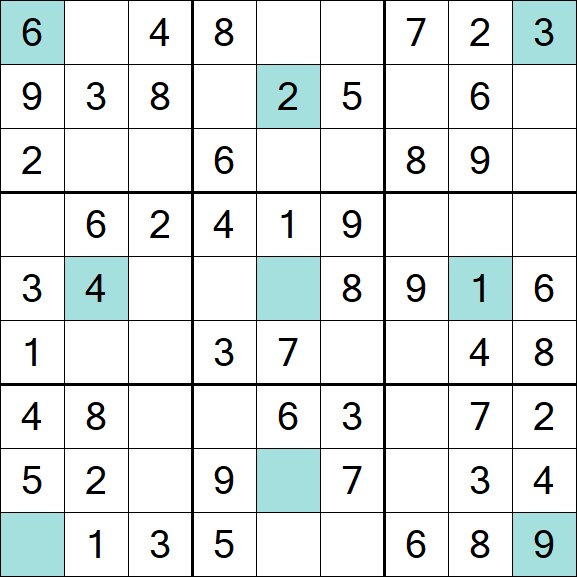 Girandola Sudoku - Easy