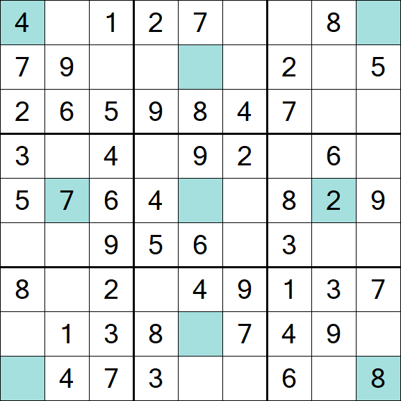 Girandola Sudoku - Easy