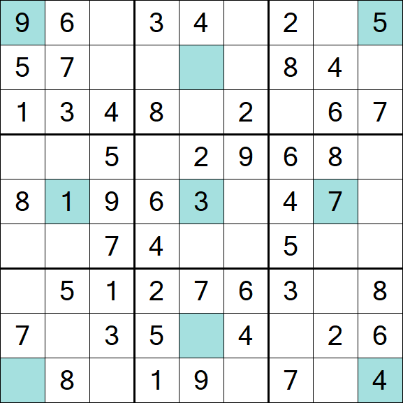 Girandola Sudoku - Einfach