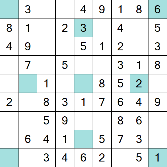 Girandola Sudoku - Einfach